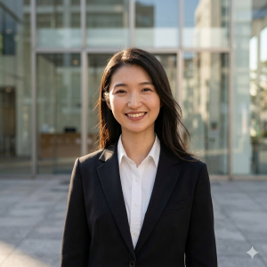 佐野春香　写真　会社前